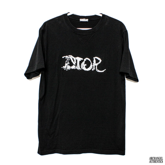 Camiseta con logo Christian Dior x Peter Doig 2021 negra
