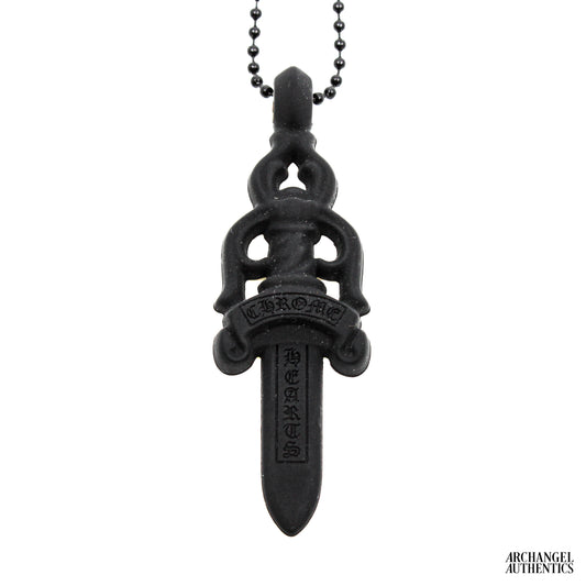 Chrome Hearts Silichrome Dagger Pendant Black