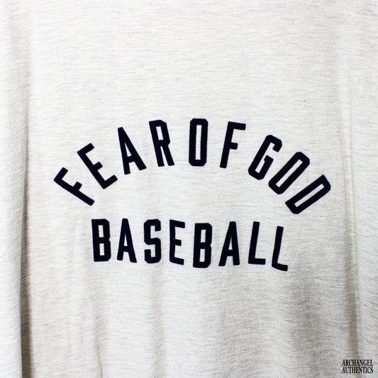 Fear of God Baseball camiseta gris