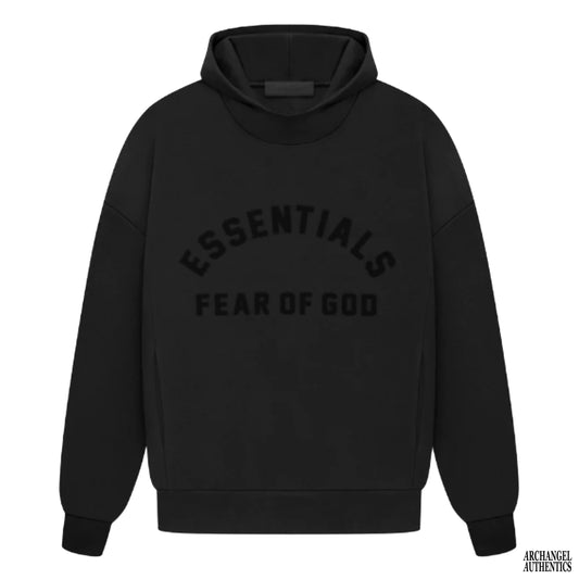 Fear of God Essentials Hoodie FW23 Jet Black