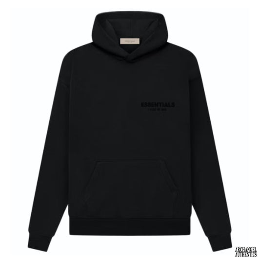 Fear of God Essentials Pullover Hoodie Core FW22 Stretch Limo/Black