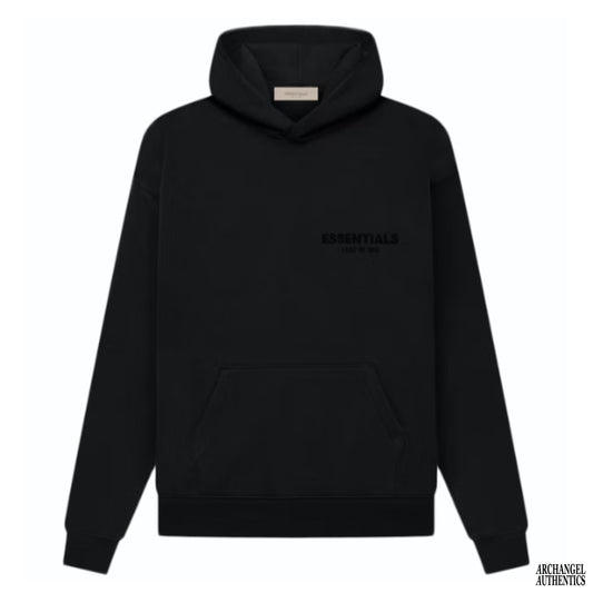 Fear of God Essentials Pullover Hoodie Core FW22 Stretch Limo/Black