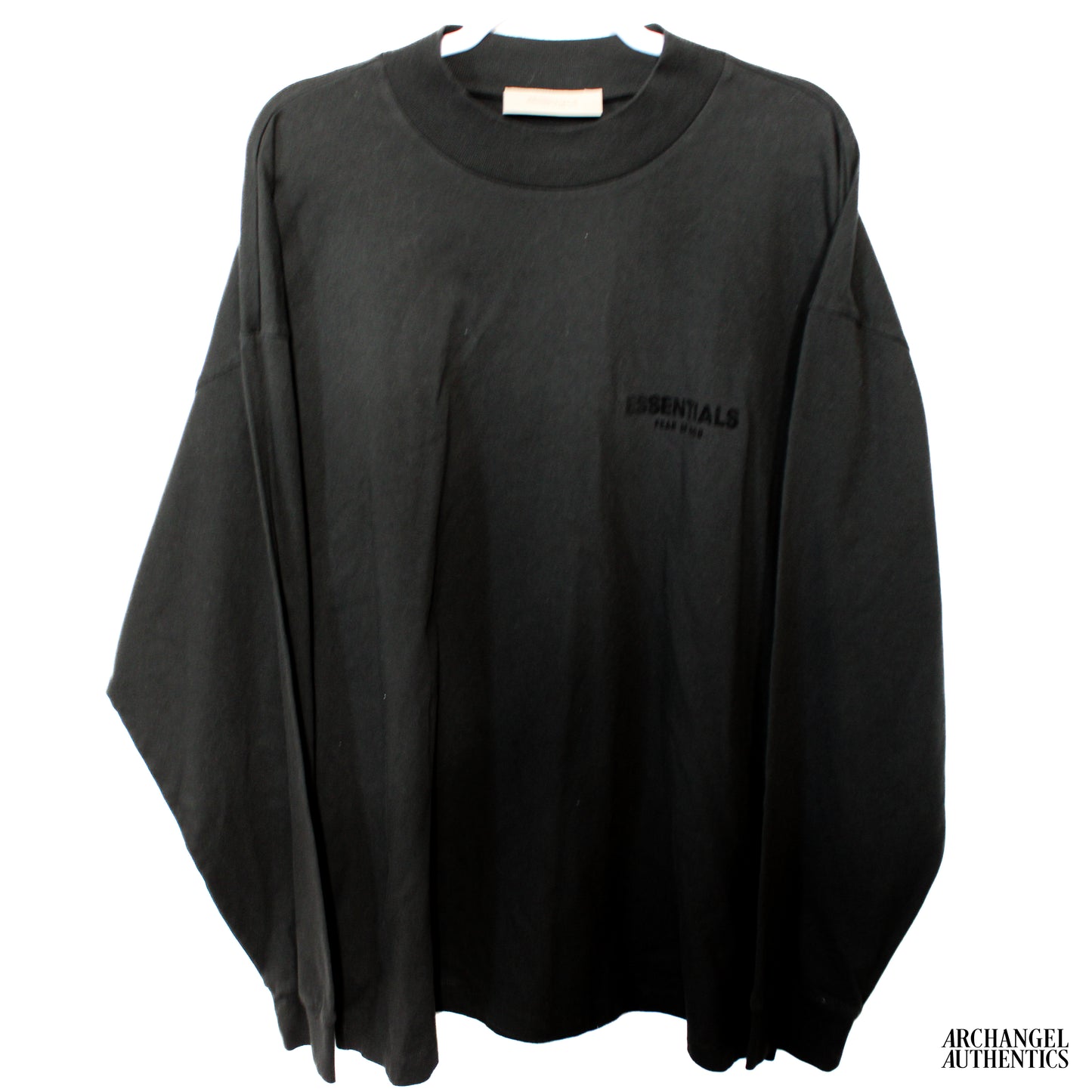 Fear of God Essentials Long Sleeve Tee SS22 Stretch Limo/Black