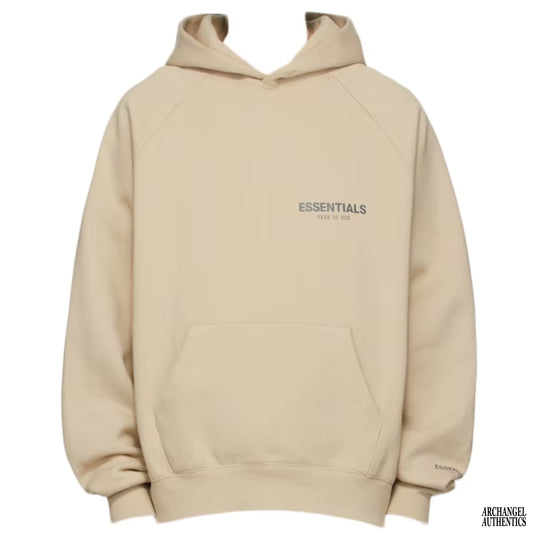 Fear of God Essentials Hoodie Silver Cloud Men's - FW23 - US