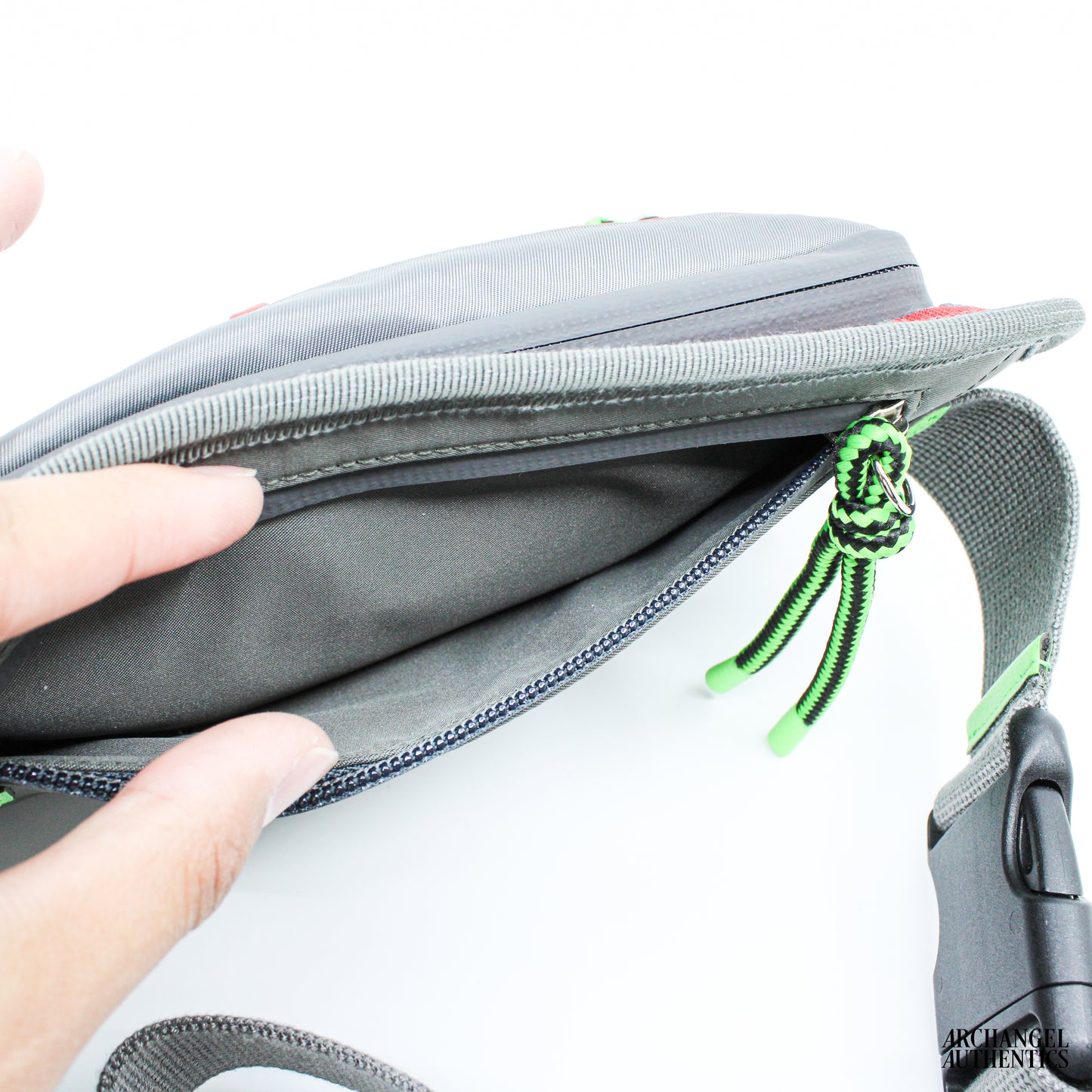 Gucci Belt Bag Jersey GG Sporty Line grey | 752102 FAB7U 8488