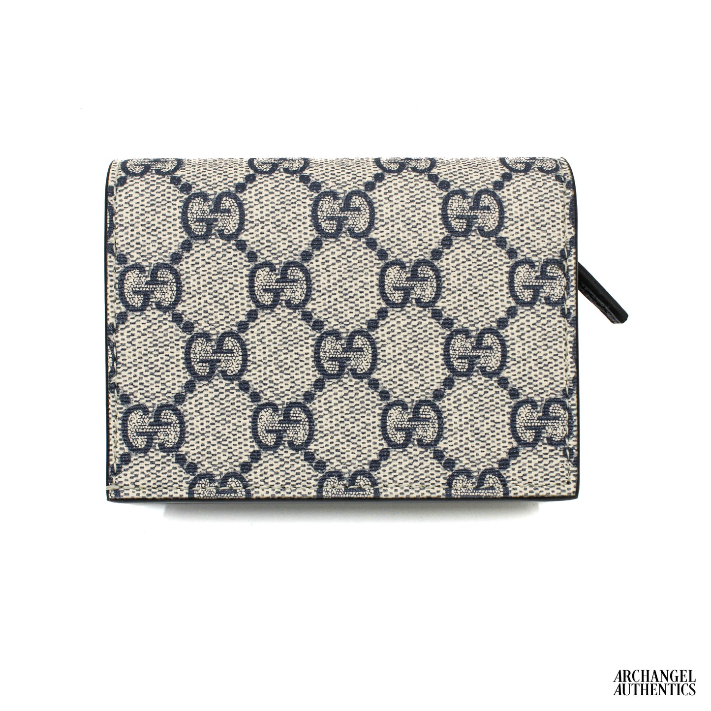 Gucci Bi-color GG Marmont small wallet Blue/Grey | 658610 17WAG 4041