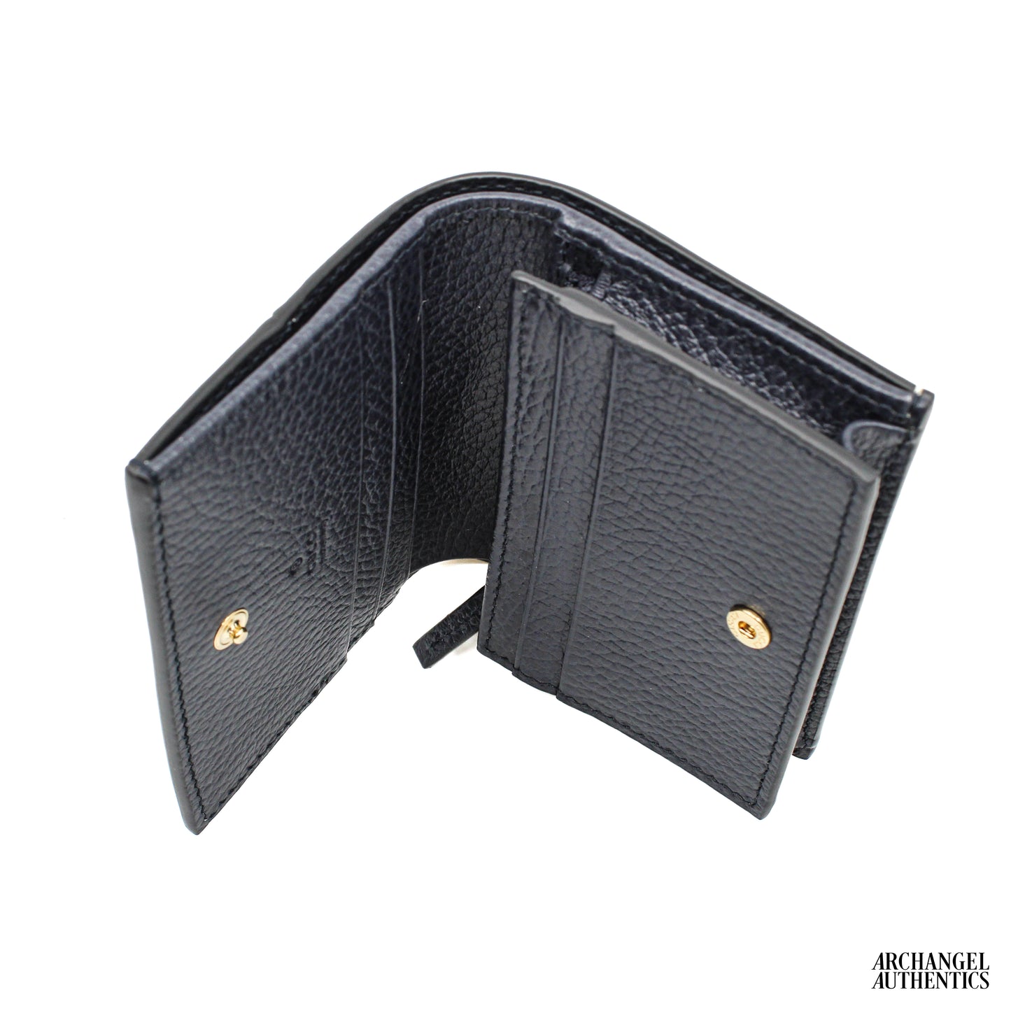 Gucci Bi-color GG Marmont small wallet Blue/Grey | 658610 17WAG 4041