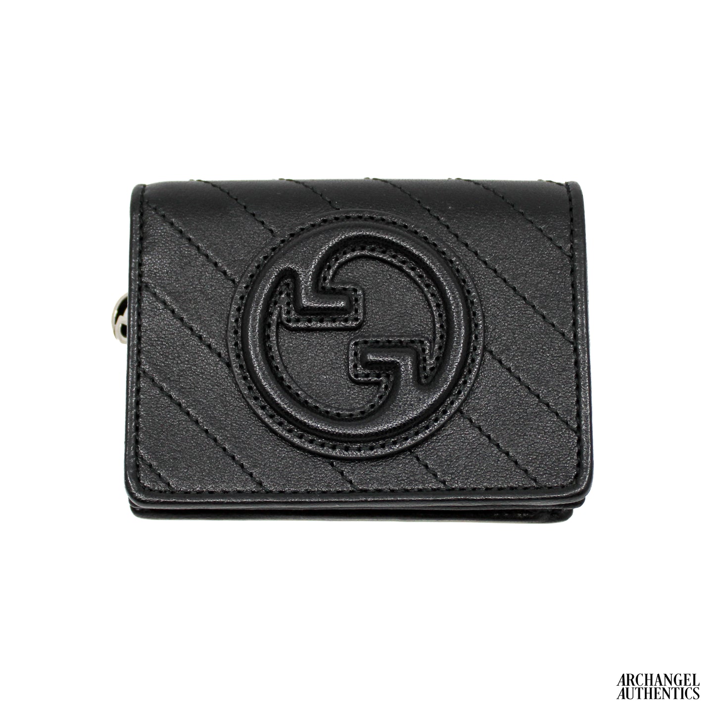 Gucci Blondie Card Case Wallet Black | 760317 AACP7 1000