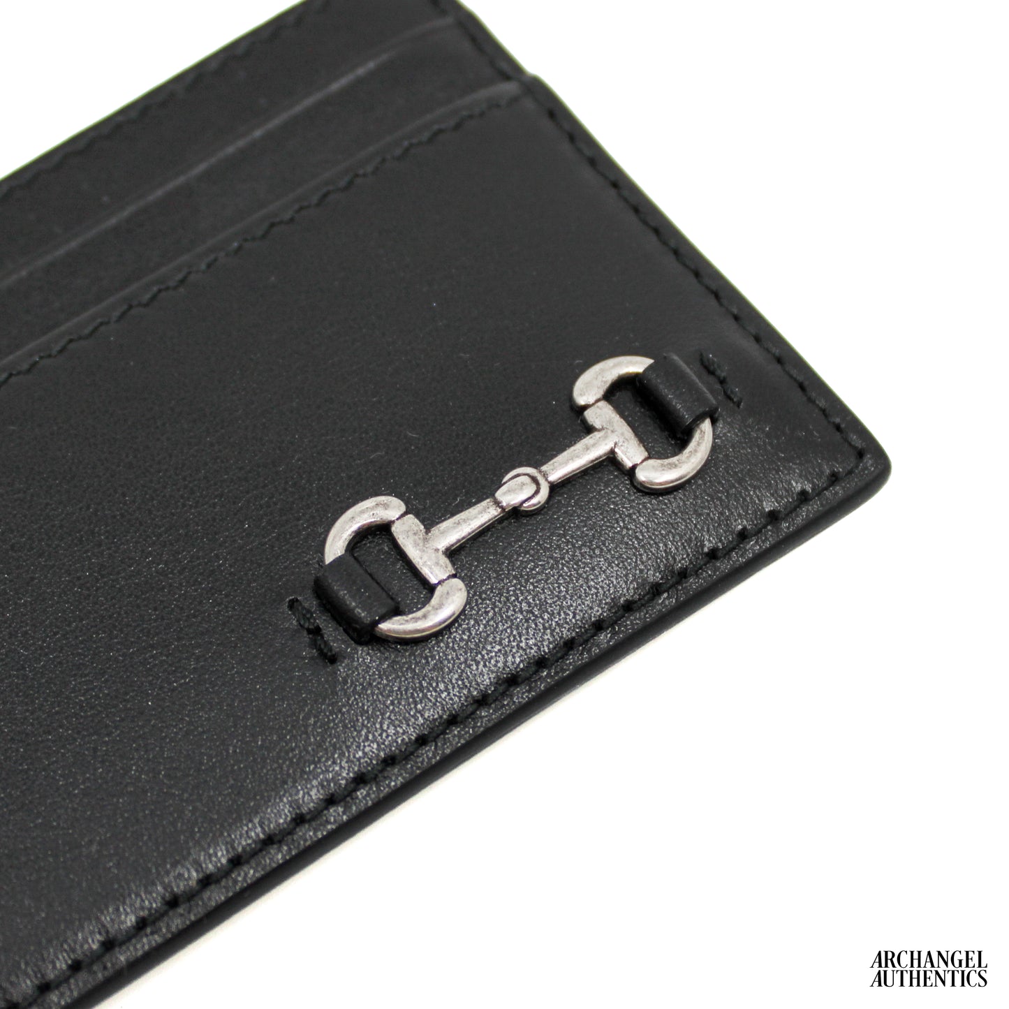 Gucci Card Case with Horsebit Black | 846952 AAFP1 1000