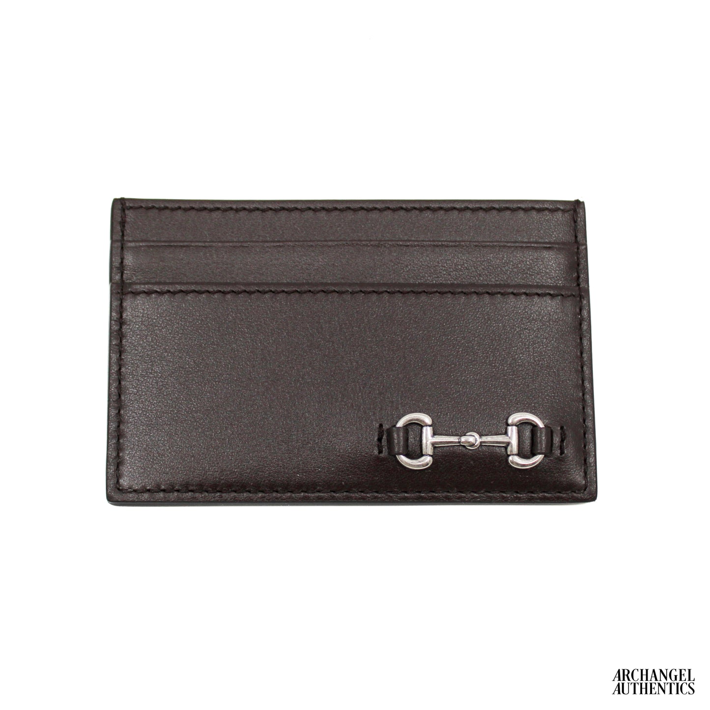 Gucci Card Case with Horsebit Dark Brown | 846952 AAFP1 2140