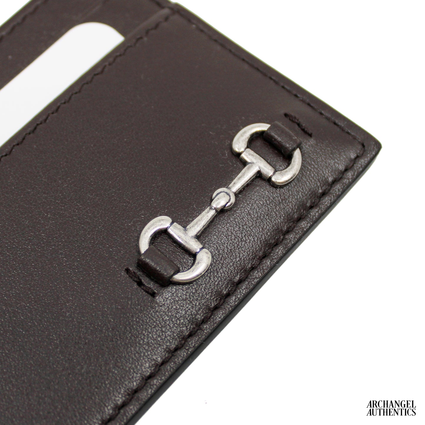 Gucci Card Case with Horsebit Dark Brown | 846952 AAFP1 2140
