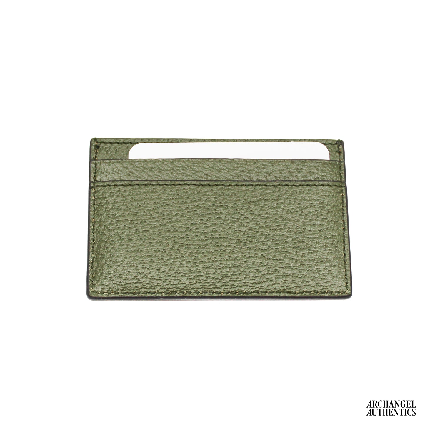 Gucci Card Holder Green Leather Marmont GG Logo | 657588 DJ20F 3352