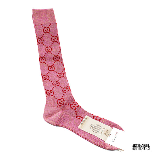 Gucci Cotton GG Socks 'Roseate/Pink'