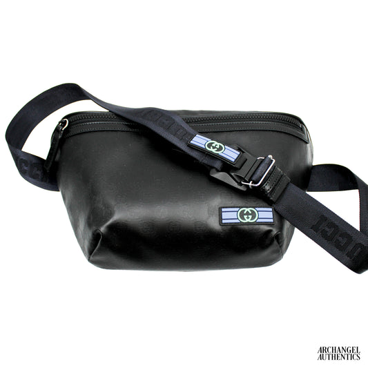 Gucci GG Crystal Belt Bag Black | 779822 FAC5N 1080 | Retail: $1,290