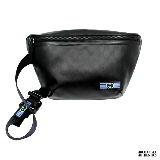 Gucci GG Crystal Belt Bag Black | 779822 FAC5N 1080 | Retail: $1,290