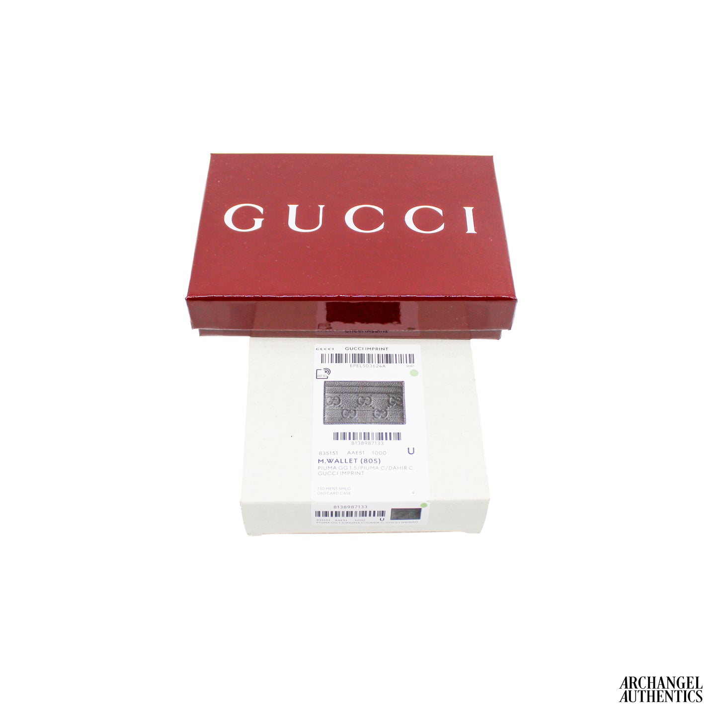 Gucci GG Embossed Leather Card Case Black | 835151 AAE51 1000 | Retail: Est $350+