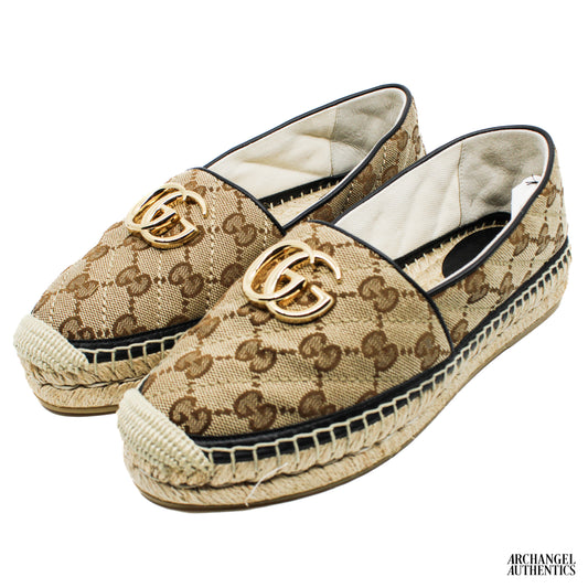 Gucci GG Matelasse Canvas Espadrille (Women's)