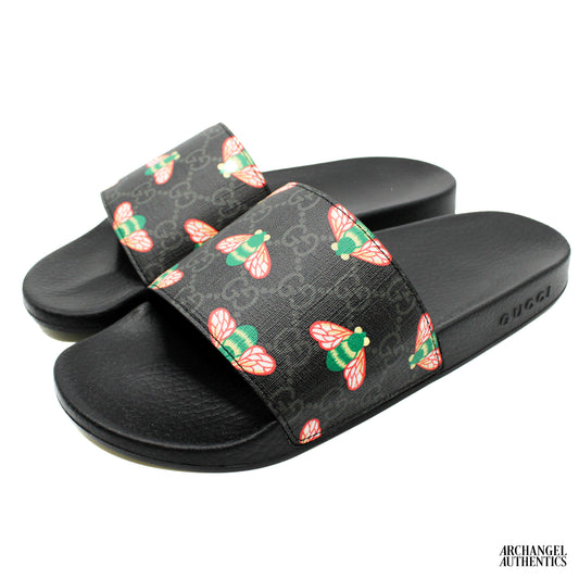 Gucci GG Supreme Slide 'Bee Print'