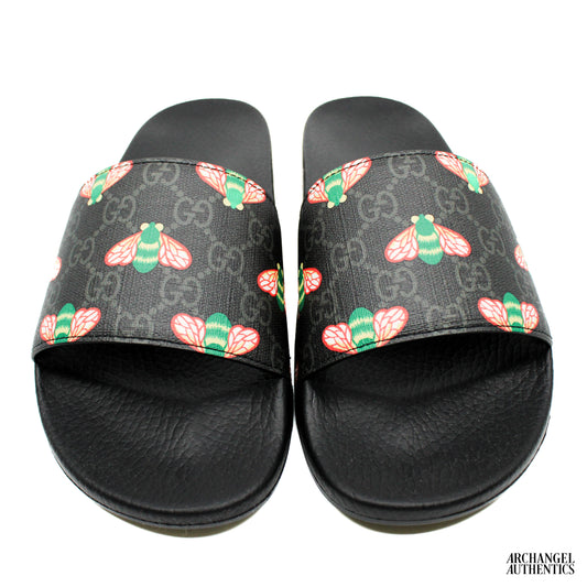 Gucci GG Supreme Slide 'Bee Print'