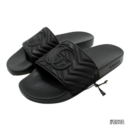 Gucci Matelasse Slide Black