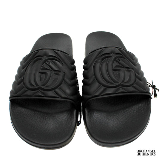 Gucci Matelasse Slide Black