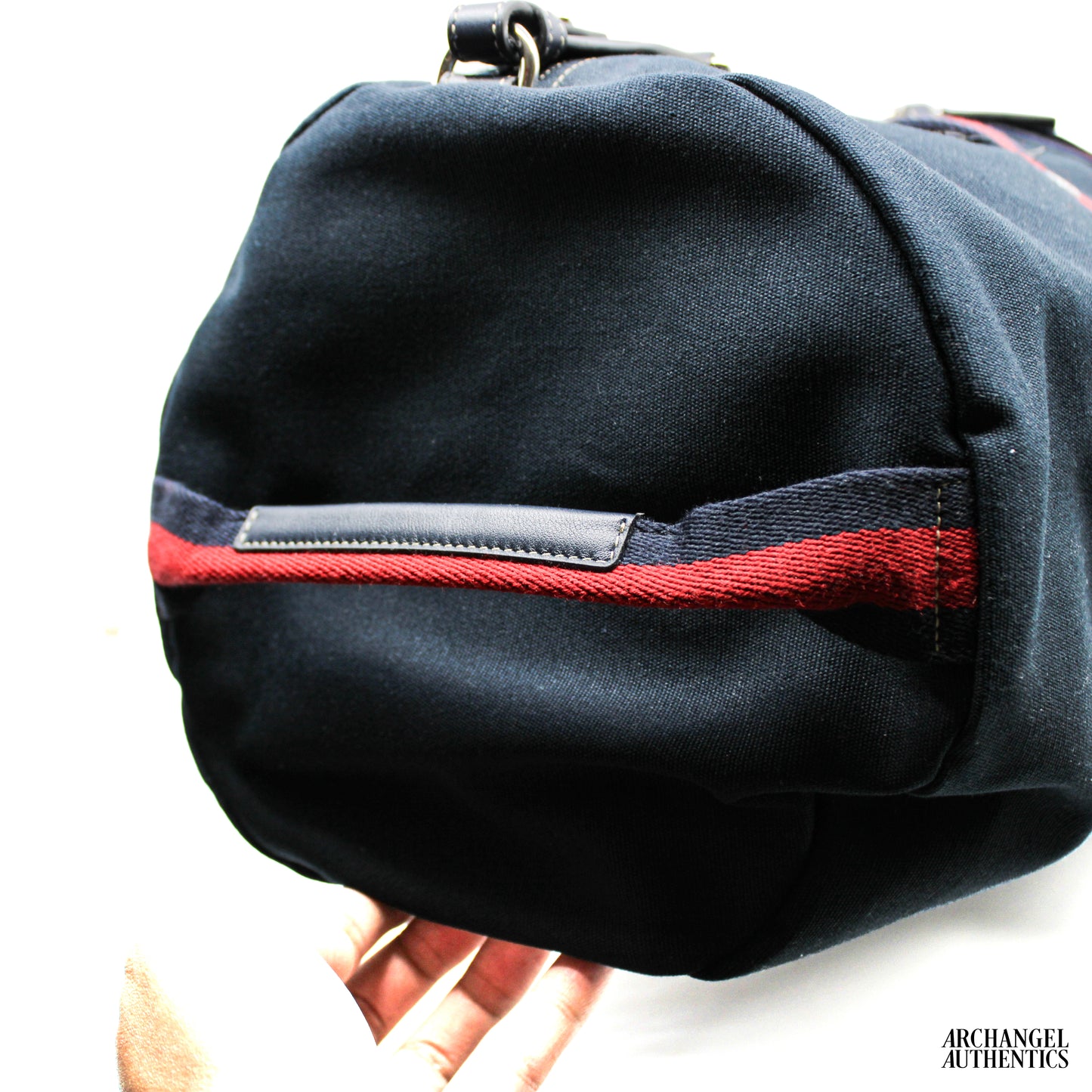 Gucci Navy Blue Canvas Duffle Bag | 816866 FAD78 4044 | Retail: $2,100