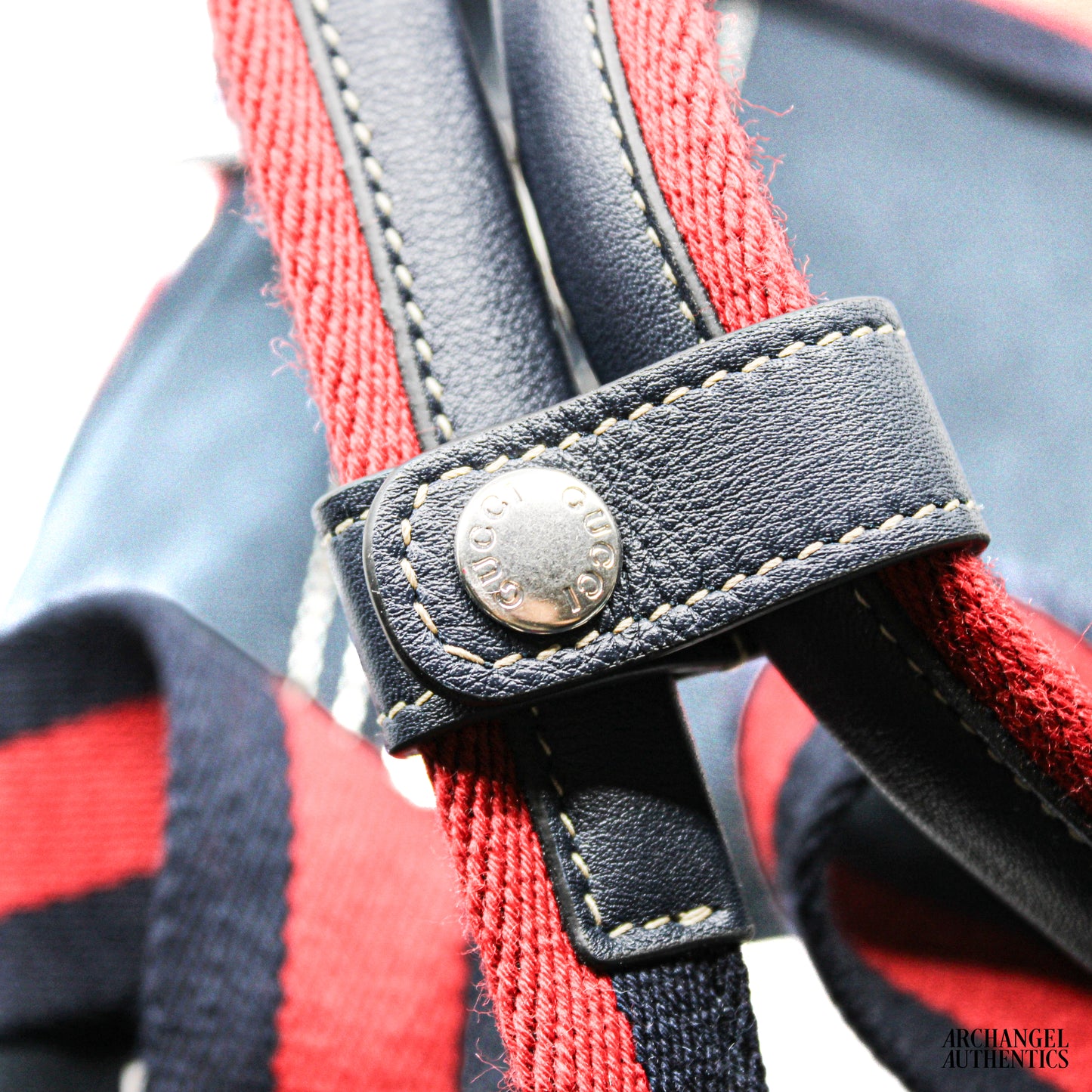 Gucci Navy Blue Canvas Duffle Bag | 816866 FAD78 4044 | Retail: $2,100