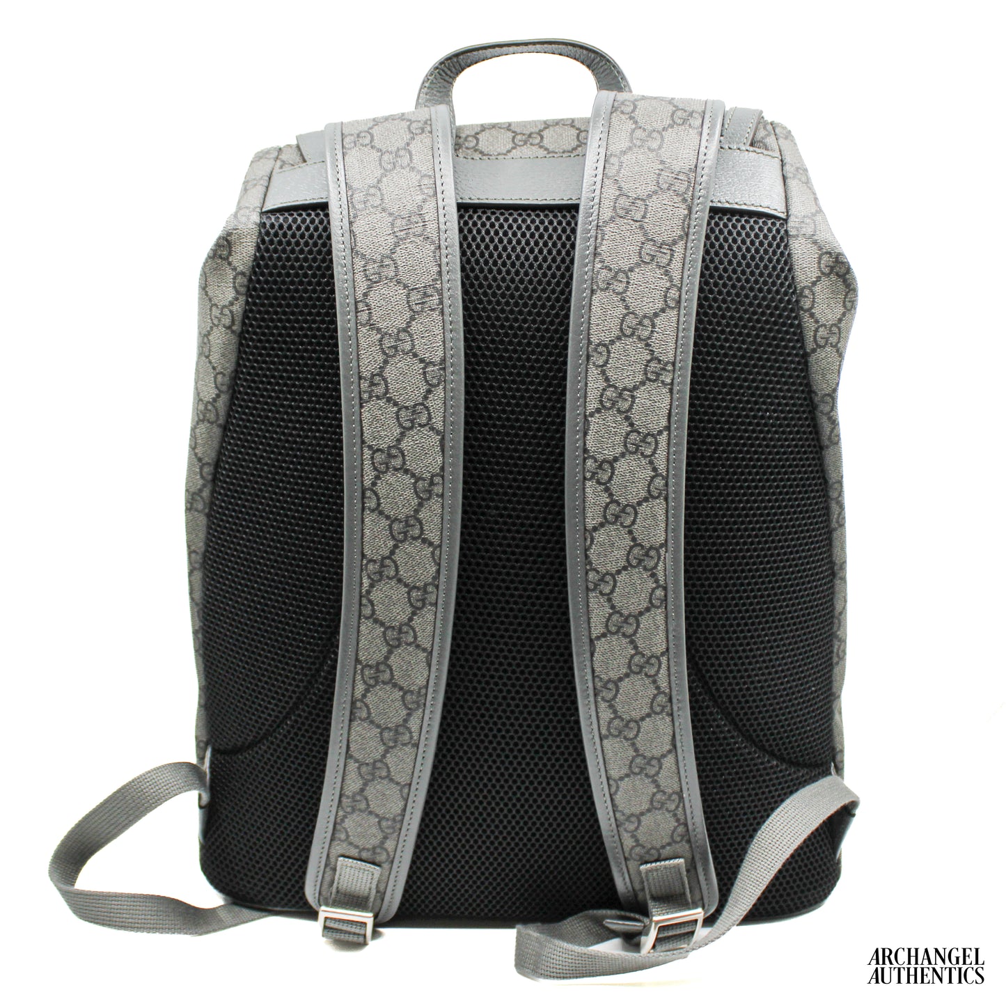Gucci Ophidia Large GG Backpack Grey | 792104 FADJJ 1241 | Retail $2,550