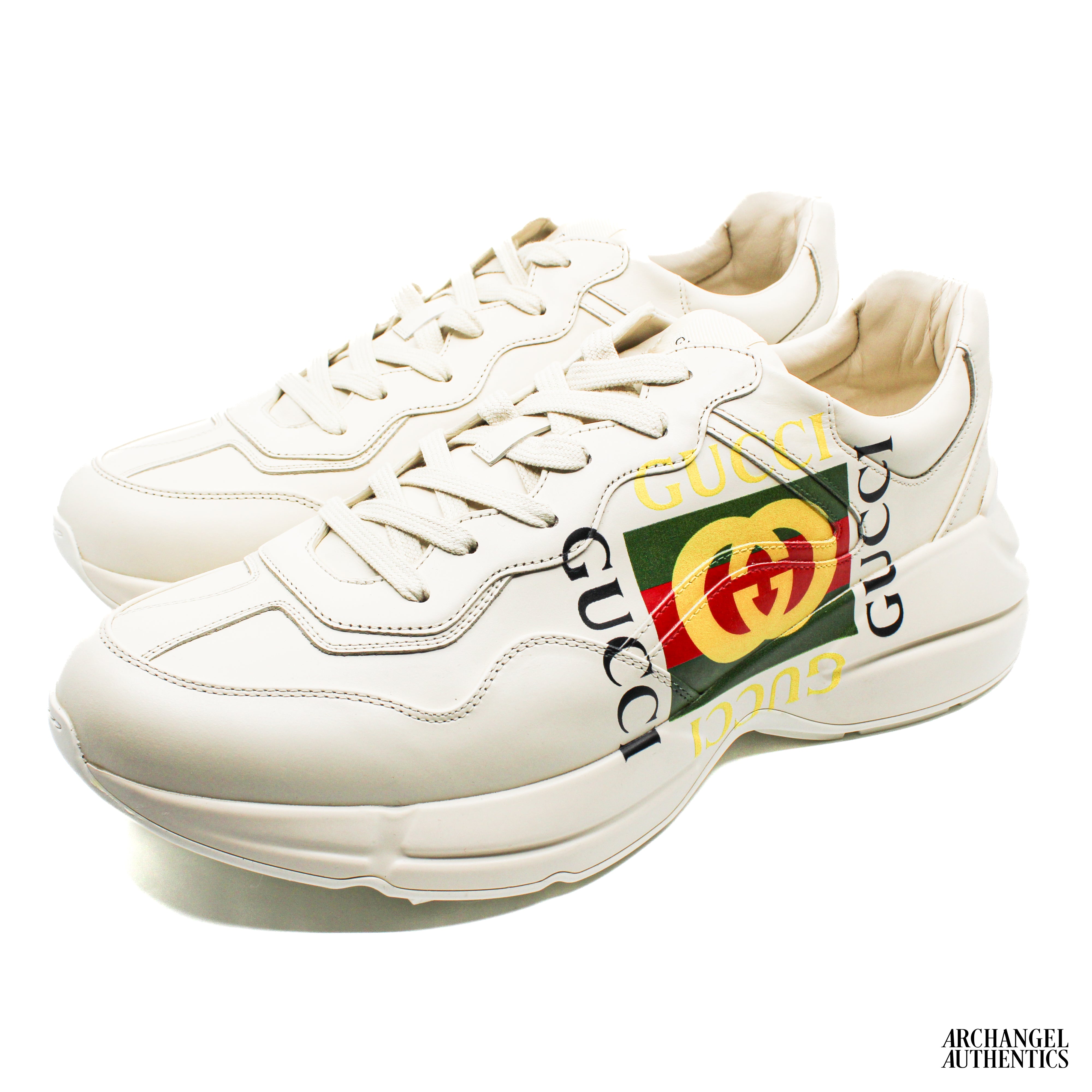 Gucci Rhyton Logo Ivory – archangelauthentics