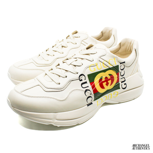 Gucci Rhyton Logo Ivory