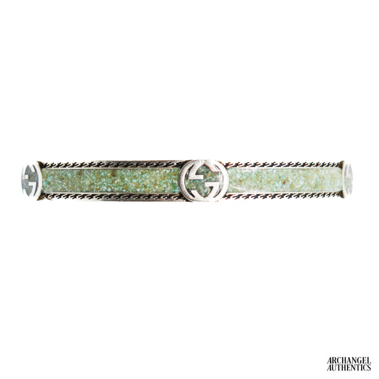 Gucci Sterling Silver Cuff Bracelet w/ Enamel | 645570 J8410 9071
