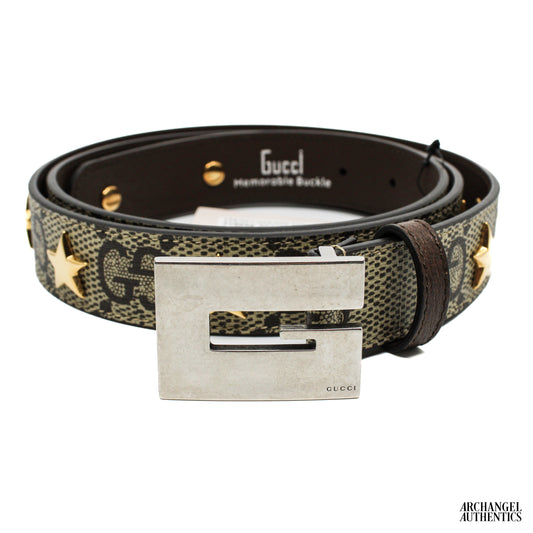 Gucci Supreme Star G Buckle Belt | 710090 FAAKO 8367
