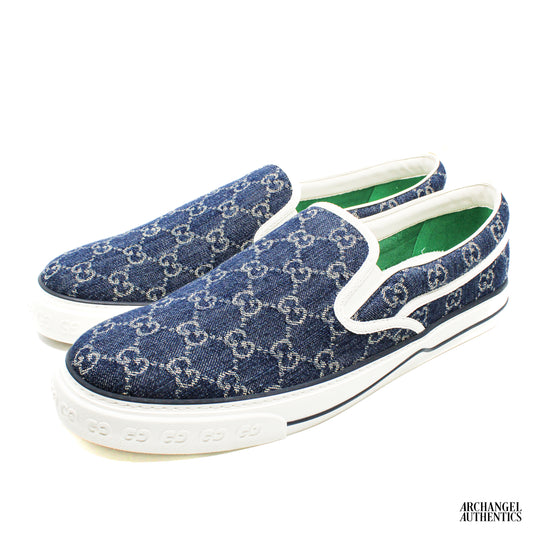 Gucci Tennis 1977 Slip-On Denim