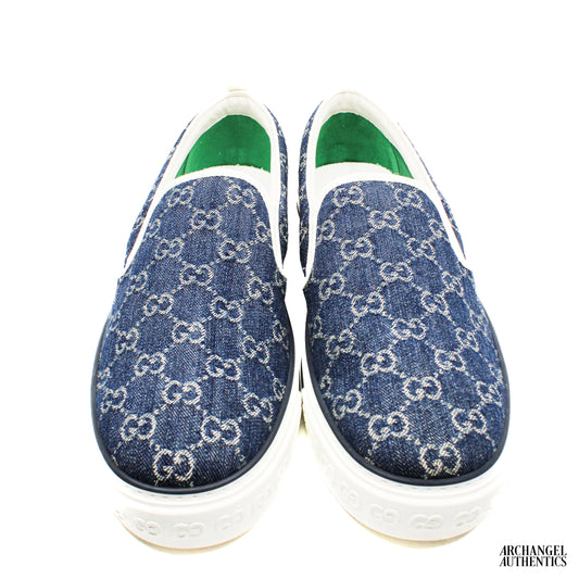 Gucci Tennis 1977 Slip-On Denim