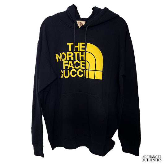 Gucci x The North Face Web Print Cotton Sweatshirt Hoodie