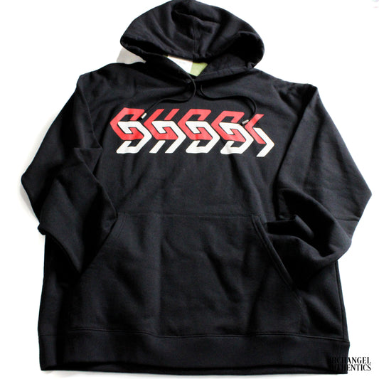 Guuci Sweatshirt Hoodie Mirror Print Jersey Black | 681210 XJDV3 1152