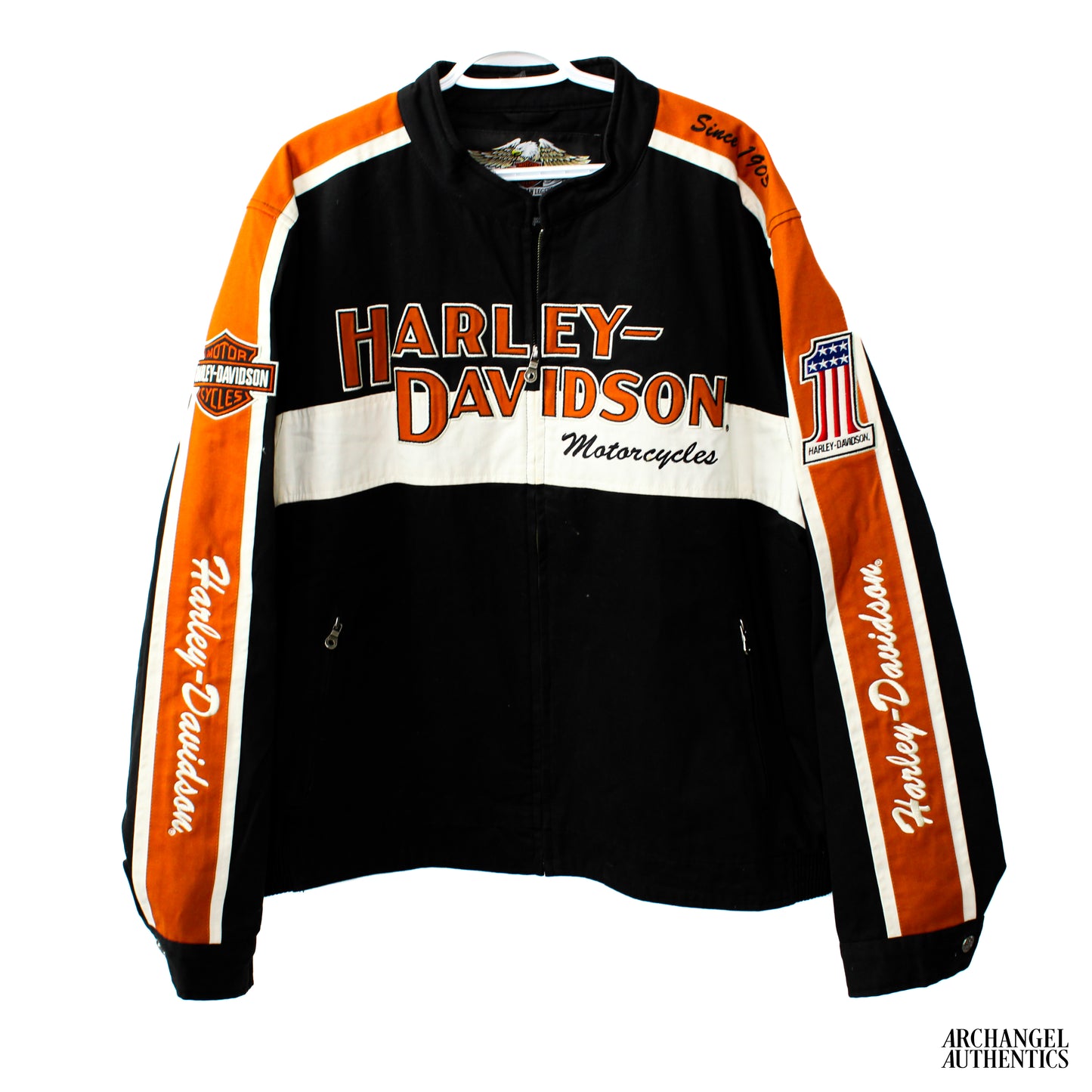 Harley Davidson Cotton Zip-Up Jacket S/S 2007 105th Anniversary