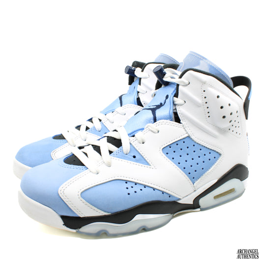 Jordan 6 Retro UNC Blanco