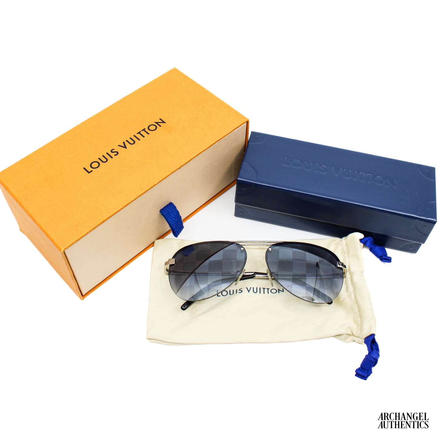 Louis Vuitton Damier Clockwise Sunglasses
