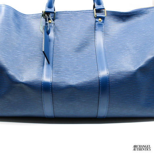 Louis Vuitton Keepall 50 Epi Blue | SP0979 | France July 1999