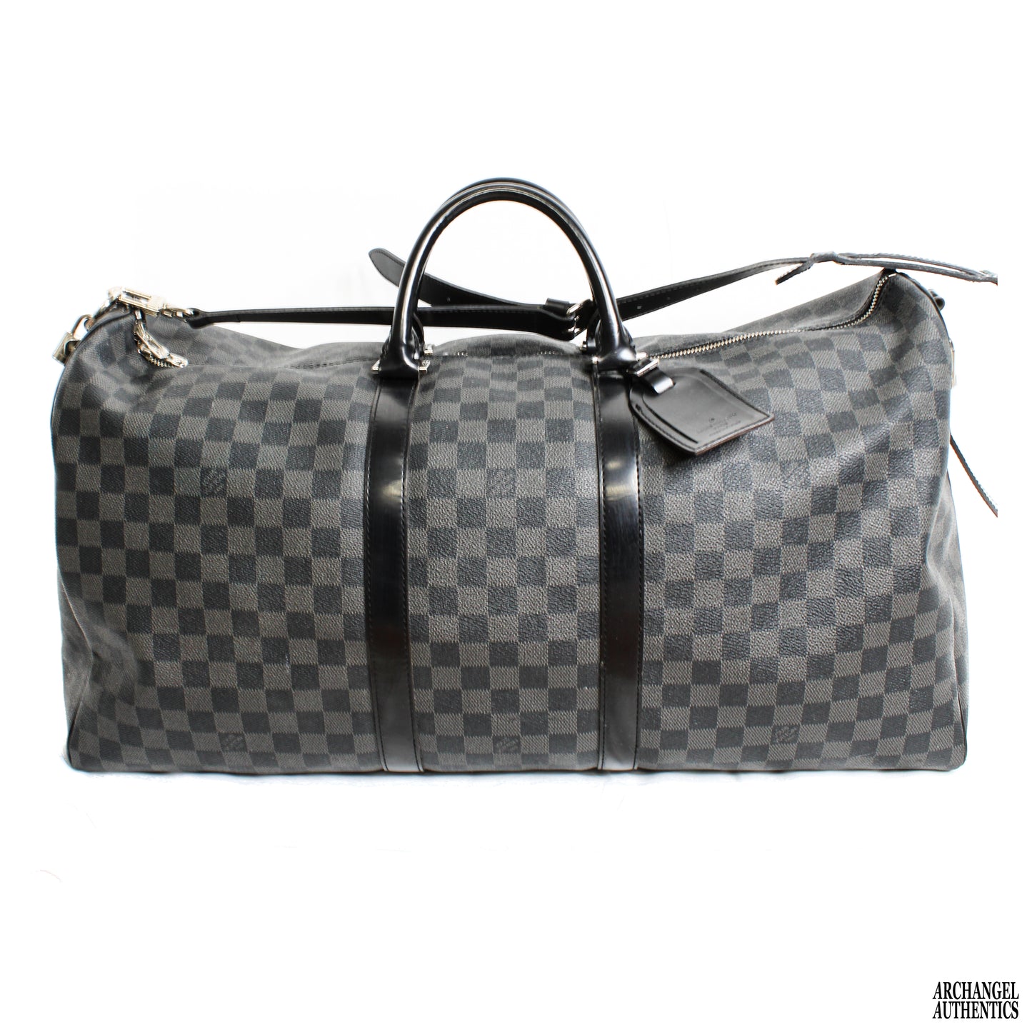 Louis Vuitton Keepall Bandoulière 55 Graphite Damier April 2003 France