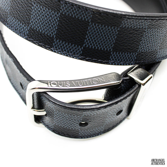 Louis Vuitton M6067 Damier Cobalt Sainteur Pont Neuf Belt