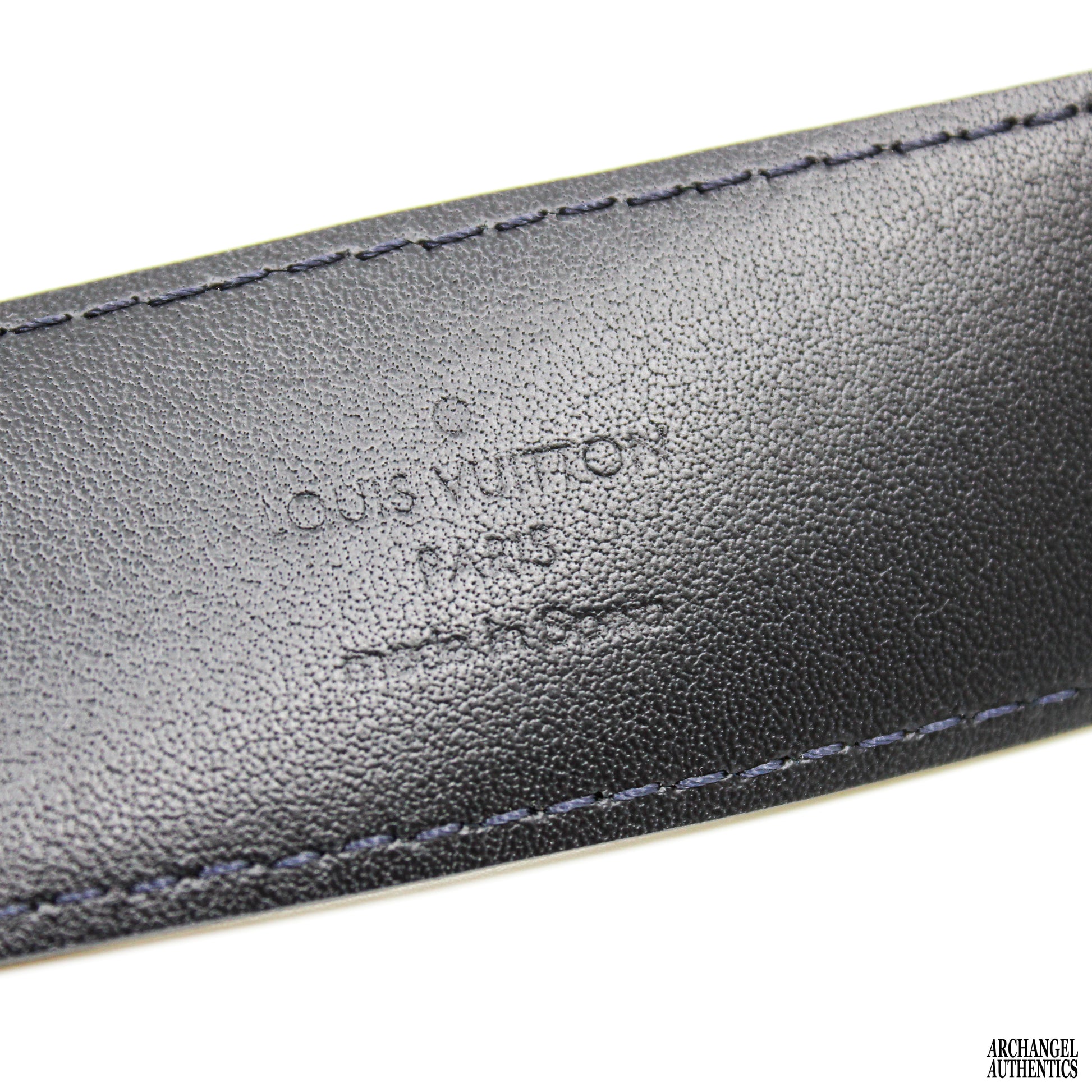 Louis Vuitton Pont Neuf Damier Graphite Pattern Belt