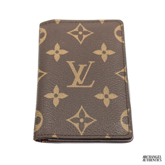 Louis Vuitton Pocket Organizer Monogram Ebene