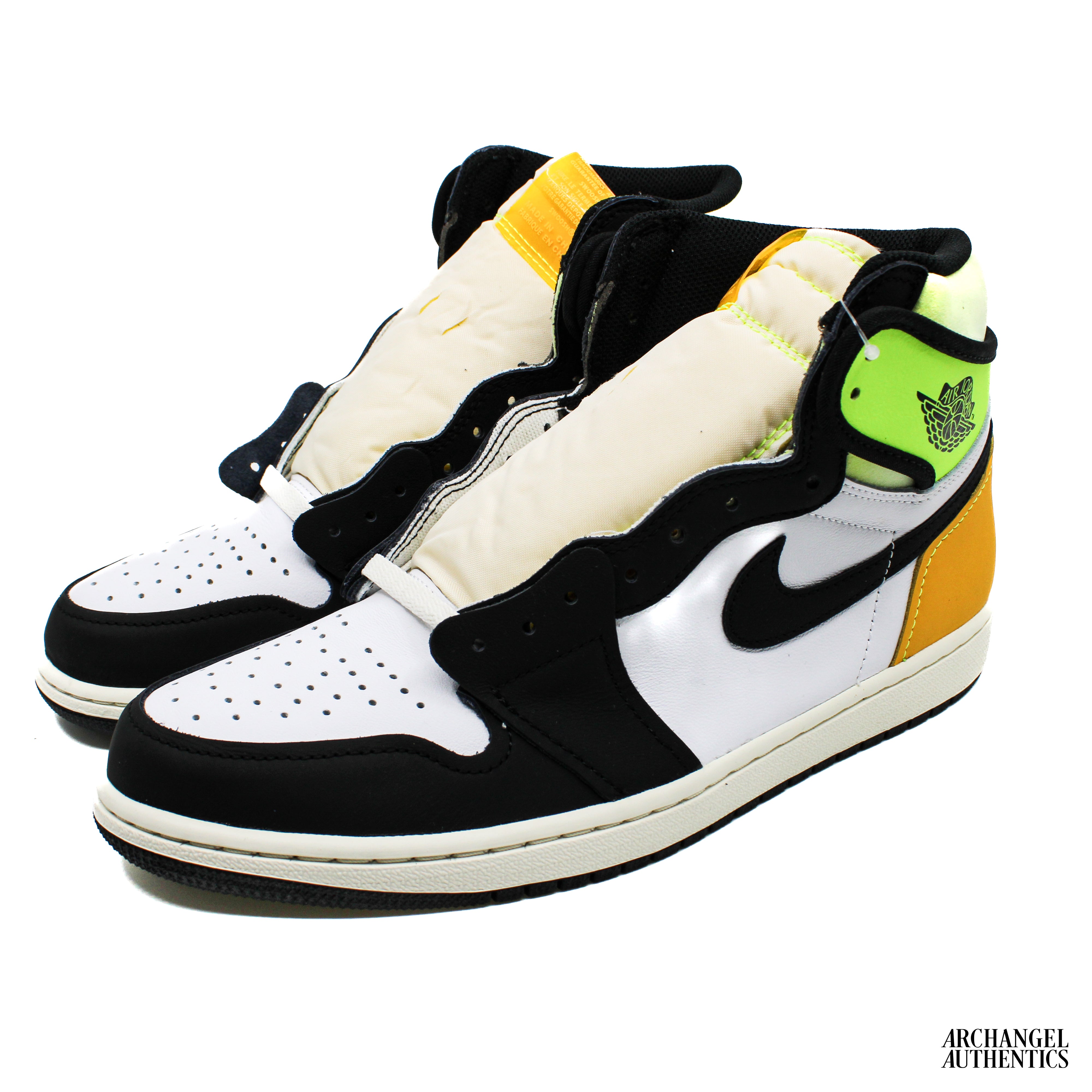 jordan 1 retro high white black orange