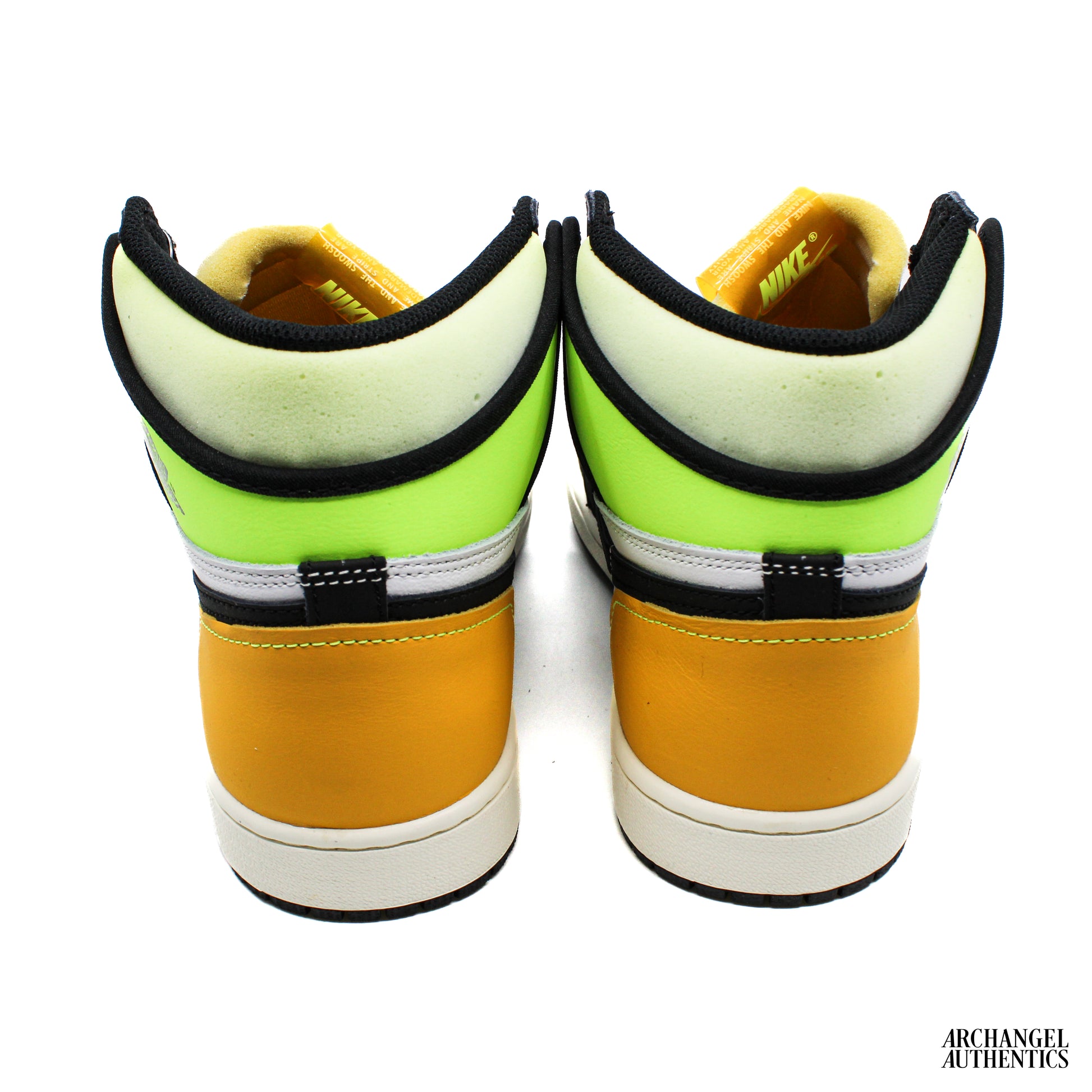 Nike Air Jordan 1 Retro High White Black Volt â archangelauthentics