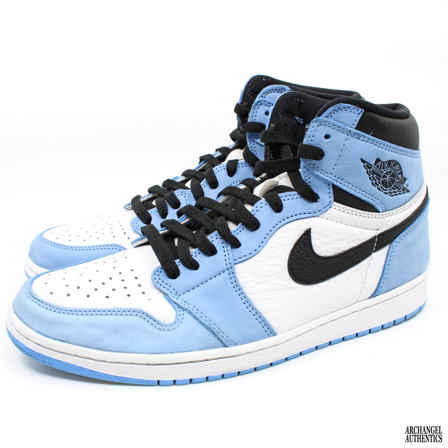 Nike Air Jordan 1 Retro High White University Blue Black â archangelauthentics