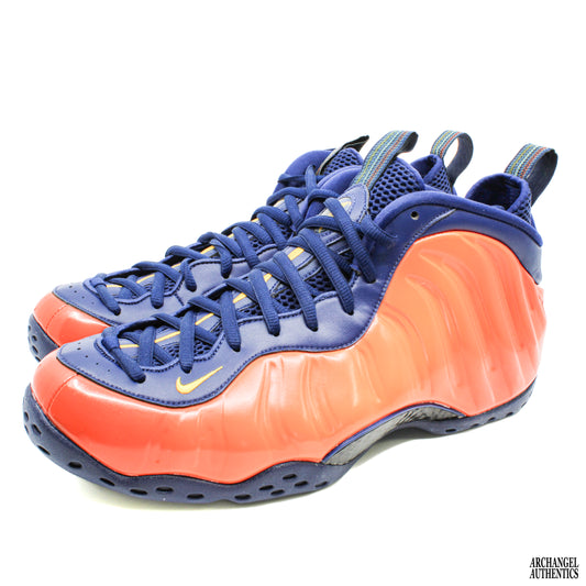 Nike Foamposite Blue Void Rugged Orange