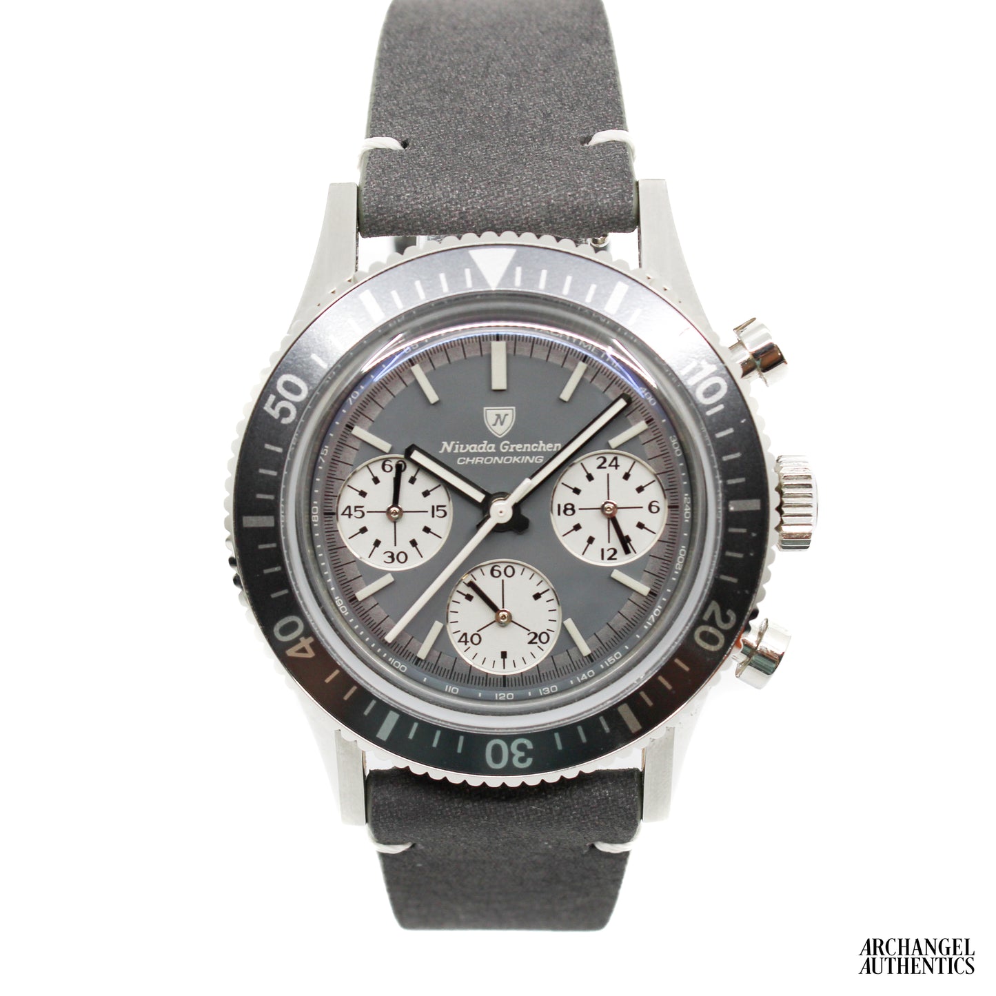 Nivada Grenchen Chronoking "Grey Glow" x Hodinkee | B&P 2024