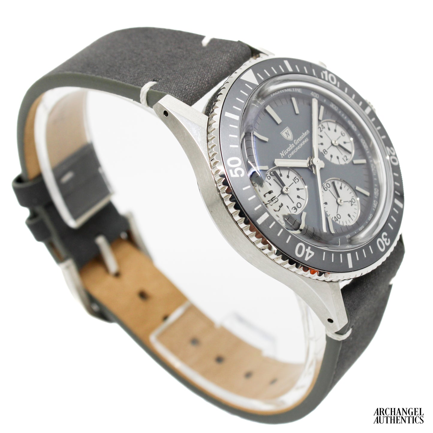 Nivada Grenchen Chronoking "Grey Glow" x Hodinkee | B&P 2024